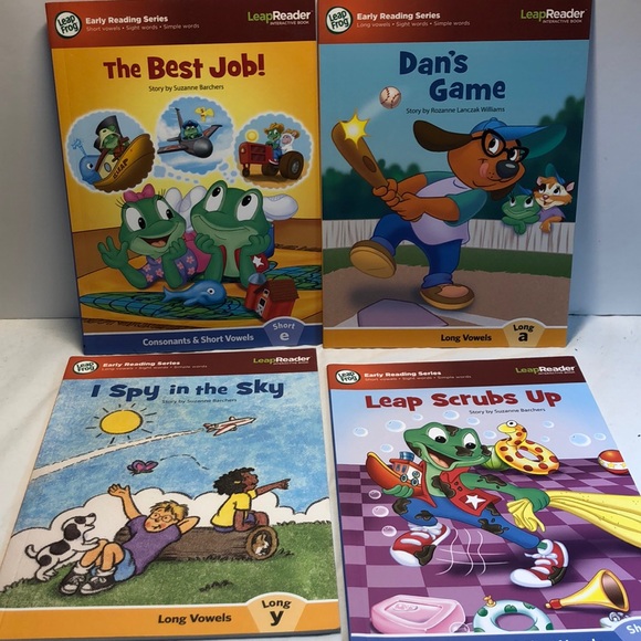 Leap Frog LeapReader Interactive Book Early Reading Series Short e u Long a y - Picture 1 of 10